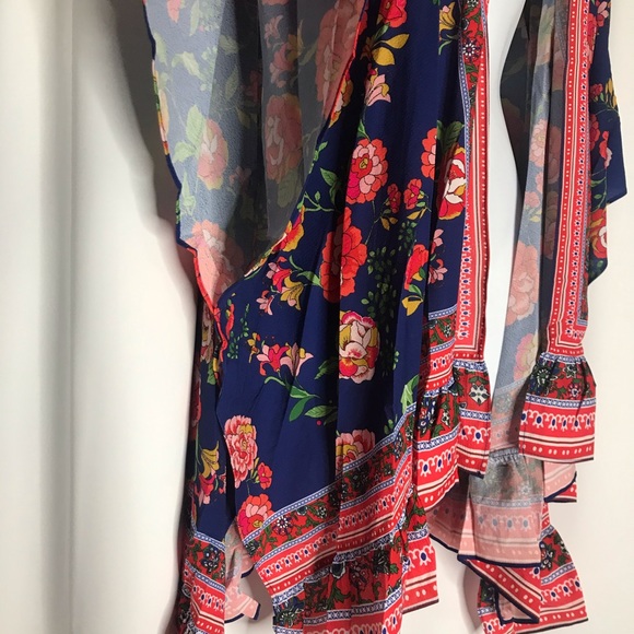 LAST 1 Umgee NWT BLUE Boutique Kimono Plus - Picture 6 of 8